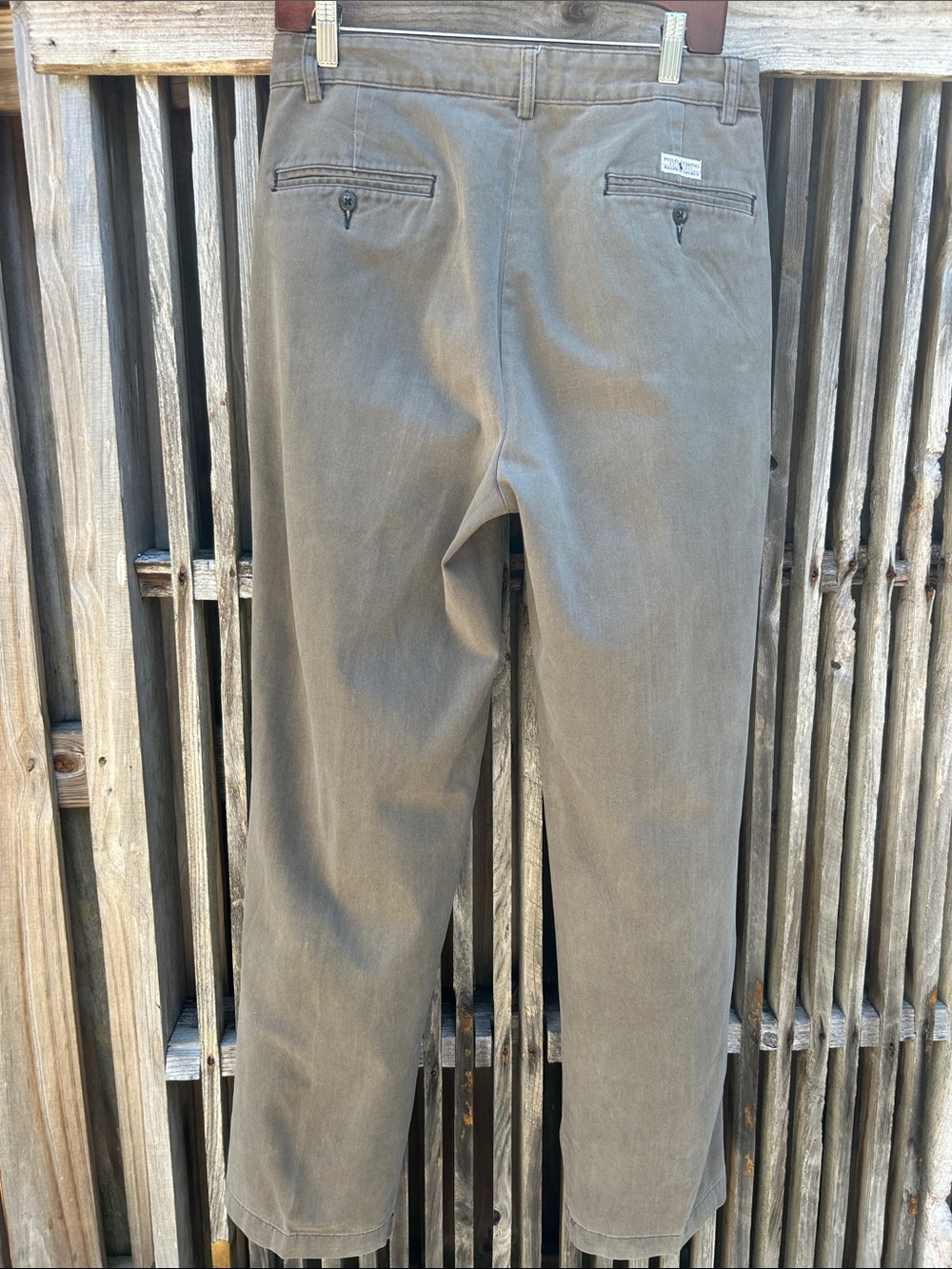 Vintage 90s Polo Ralph Lauren
Andrew Pants Brown 32x32
Pleated Cotton Chino - Picture 3 of 12